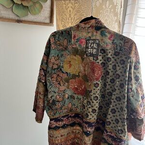 Magnolia pearl kimono jacket